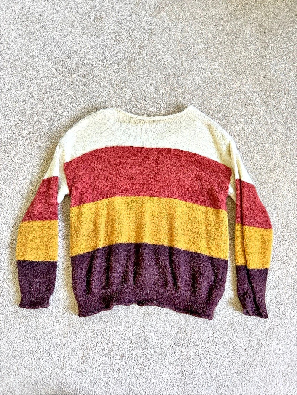 Aaron & Amber Color Block Sweater Size Small - Picture 2 of 3